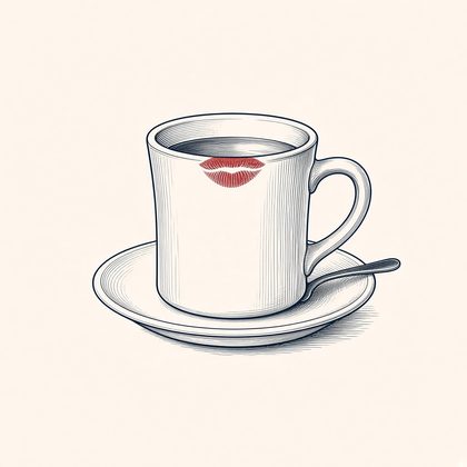CITY NY DINING lipstick mug