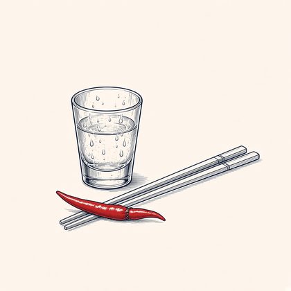 CITY SEOUL DINING soju chopsticks