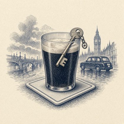 CITY LONDON AFTERS pint key