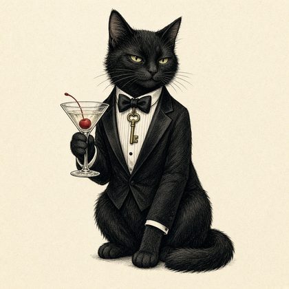 CITY NY HERO tuxedo cat