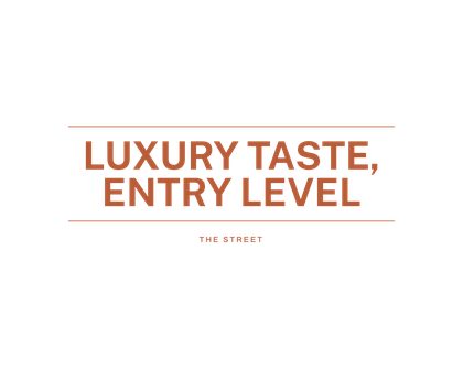 235 v12 N092 LUXURY TASTE ENTRY LEVEL