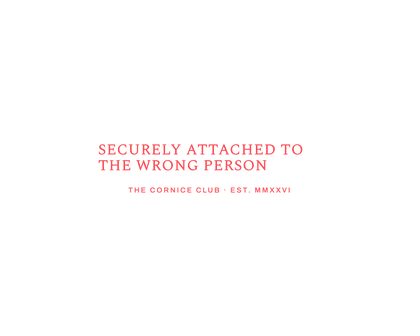 253 v12 N211 Securely Attached To The Wrong Person