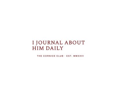 315 v12 N220 I Journal About Him Daily