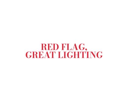 339 hero H06 RED FLAG GREAT LIGHTING